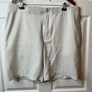 Nicklaus Plaid/Checked Golf Shorts Polyester/Elastane Blend Size 40